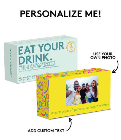 Personalize The Gin Obsessed Selection Box image