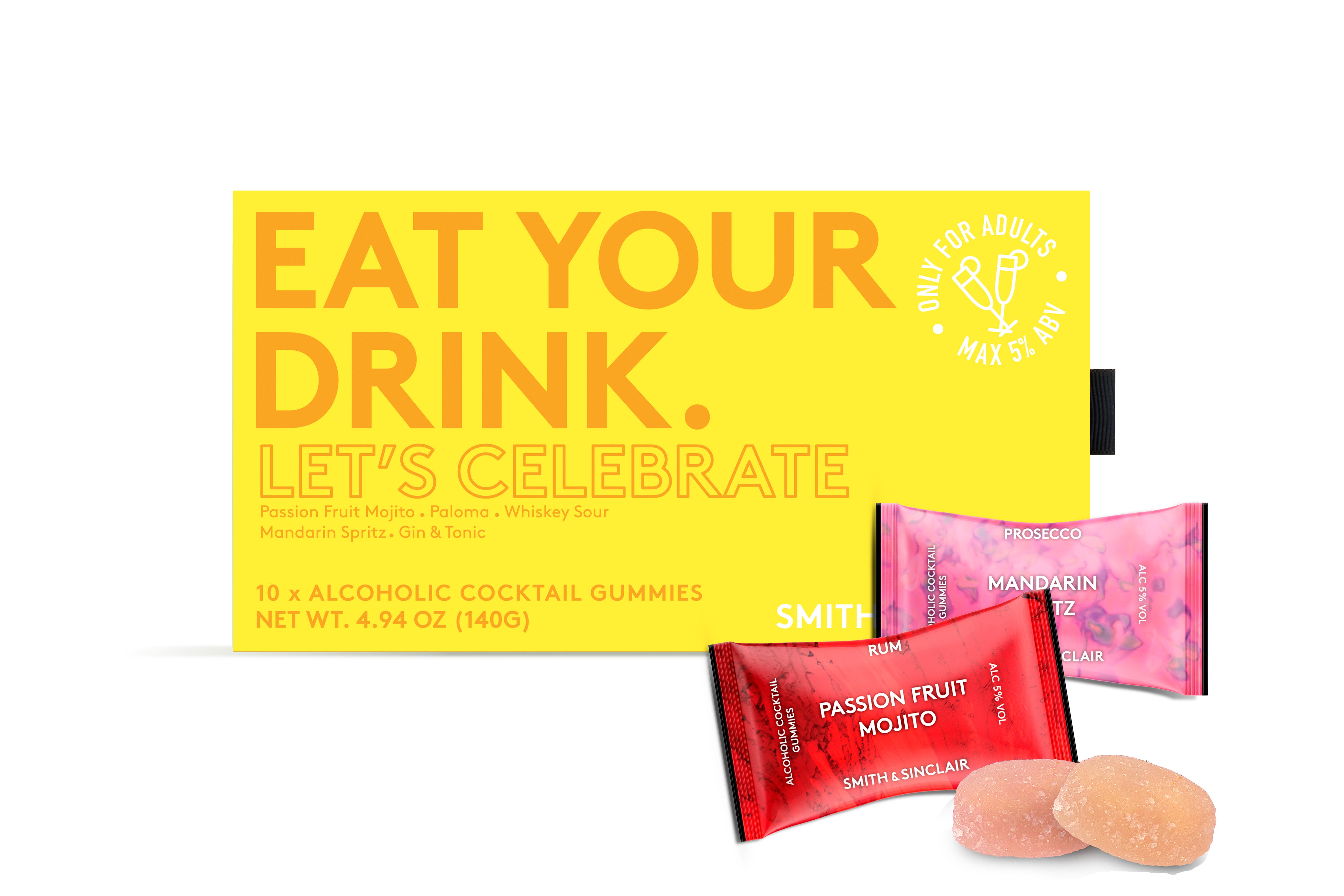 Let's Celebrate Alcoholic Cocktail Gummies – Smith & Sinclair US