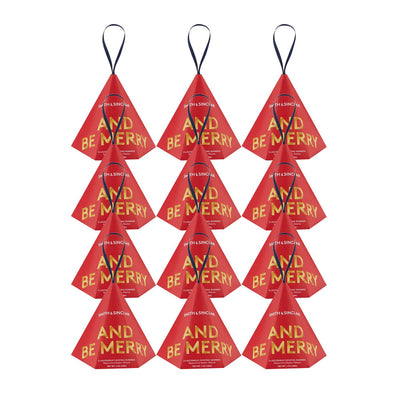 And Be Merry Ornaments - 12 Pack image