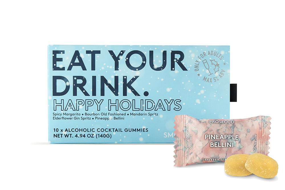 Happy Holidays Alcoholic Cocktail Gummies