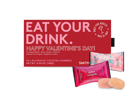 Happy Valentine's Day Alcoholic Cocktail Gummies